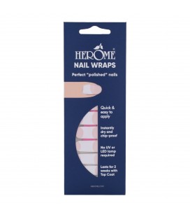 Nail Wrap: French Manicure Pink